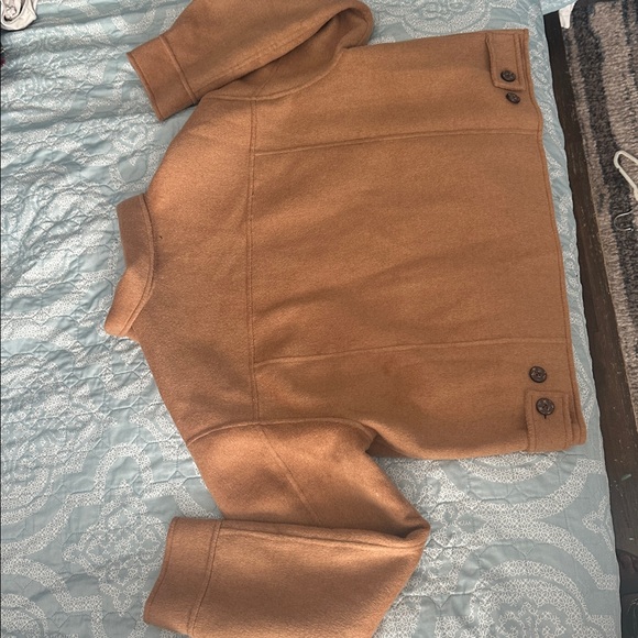 Louis Vuitton Camel Pea Coat - Picture 7 of 8